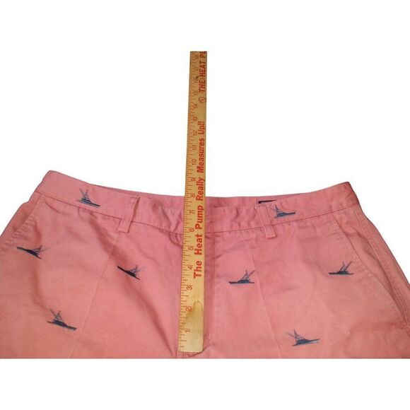 Vineyard Vines Island Short Chino Men Sz 36‎ Salmon Travel Summer Casualwear - Picture 5 of 10
